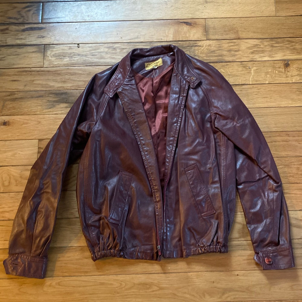 Vintage Mauve Leather jacket